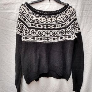 American Eagle Fair Isle Sweater NWT Wool Blend